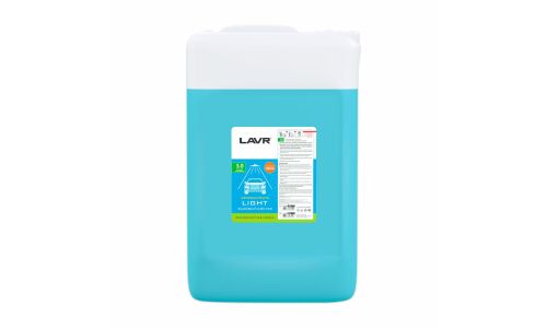 Автошампунь Lavr Light, для бесконтактной мойки, концентрат, моющая активность 3.0, канистра 20л, арт. Ln2304
