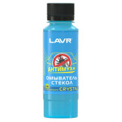 Стеклоомывающая жидкость Lavr Glass Washer Anti Fly Concentrate Crystal «Антимуха», концентрат, летняя, бутылка 120мл, арт. Ln1225 Стеклоомывающая жидкость Lavr Glass Washer Anti Fly Concentrate Crystal «Антимуха», концентрат, летняя, бутылка 120мл, арт. Ln1225