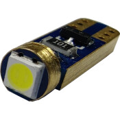 Лампа светодиодная HiVision W1.2W (W2x4.6d, T5), 12В, 1.2Вт, 6000К, 1 шт (1 светодиод)