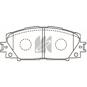 Колодки тормозные дисковые Kashiyama, передние, комплект на ось (4 шт), арт. D2315