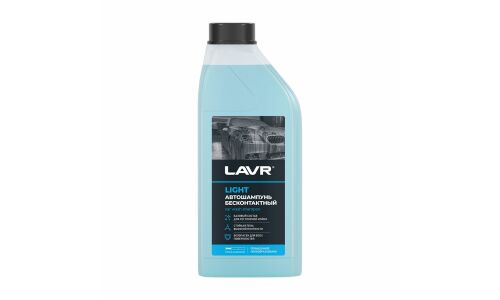 Автошампунь Lavr Light, для бесконтактной мойки, концентрат, моющая активность 3.0, бутылка 1л, арт. Ln2301