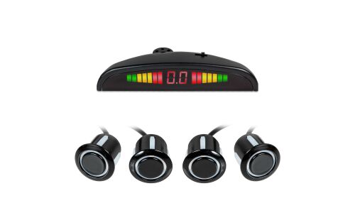 Парктроник Airline, 4 датчика, Ø19мм, с LED дисплеем, световая и звуковая индикация, арт. APS-4L-01
