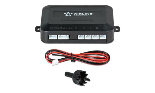 Парктроник Airline, 4 датчика, Ø19мм, с LED дисплеем, световая и звуковая индикация, арт. APS-4L-01