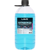 Стеклоомывающая жидкость Lavr «Антидождь», летняя, с гидрофобным эффектом, бутылка 3.8л, арт. Ln1616 Стеклоомывающая жидкость Lavr «Антидождь», летняя, с гидрофобным эффектом, бутылка 3.8л, арт. Ln1616