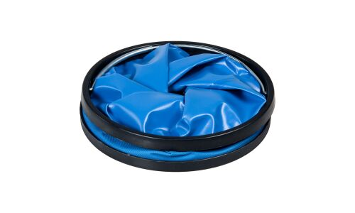 Ведро складное Airline, прорезиненное, Ø24см, 11л, синее, арт. AB-O-01