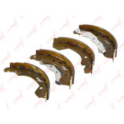 Колодки тормозные барабанные LYNXauto, комплект на ось (4 шт), арт. BS-5717