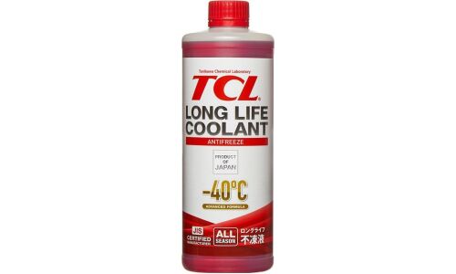 Антифриз TCL Long Life Coolant Red, LLC, красный, -40°C, 1л, арт. LLC33121