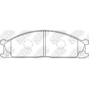 Колодки тормозные дисковые NIBK Original, передние, комплект на ось (4 шт), арт. PN2344