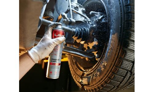 Смазка проникающая (жидкий ключ) Lavr Liquid Wrench, многоцелевая, антикоррозийная, баллон 400мл, арт. Ln1491