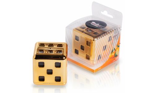 Ароматизатор на торпедо Airline «Куб» Citrus (Цитрусовый сад), гелевый, 50г, арт. AFKU038