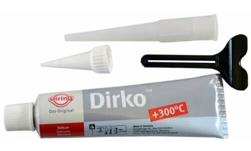 Герметик-прокладка Elring Dirko HT, силиконовый, термостойкий (до +300°C), серый, туба 70мл, арт. 527.291