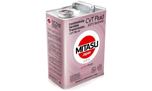 Масло трансмиссионное Mitasu CVT Fluid, синтетическое, универсальное для вариаторов, 4л, арт. MJ-322/4