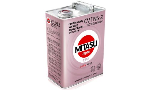Масло трансмиссионное Mitasu CVT NS-2 Fluid, синтетическое, для вариаторов Nissan, 4л, арт. MJ-326/4