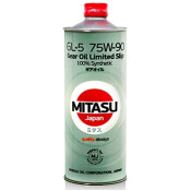 Масло трансмиссионное Mitasu Gear Oil LSD 75w90, синтетическое, API GL-5/MT-1/PG-2, для дифференциалов и раздаточных коробок, 1л, арт. MJ-411/1 Масло трансмиссионное Mitasu Gear Oil LSD 75w90, синтетическое, API GL-5/MT-1/PG-2, для дифференциалов и раздаточных коробок, 1л, арт. MJ-411/1