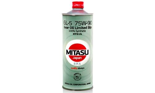 Масло трансмиссионное Mitasu Gear Oil LSD 75w90, синтетическое, API GL-5/MT-1/PG-2, для дифференциалов и раздаточных коробок, 1л, арт. MJ-411/1