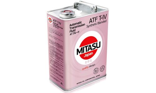 Масло трансмиссионное Mitasu ATF T-IV, полусинтетическое, для АКПП Toyota, 4л, арт. MJ-324/4