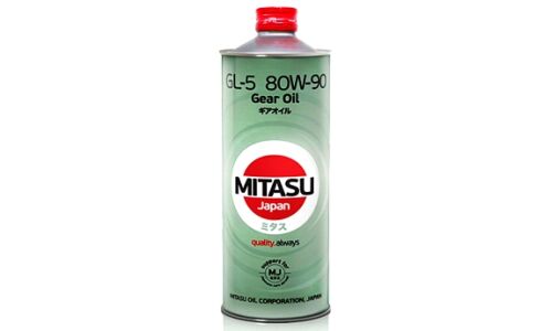Масло трансмиссионное Mitasu Gear Oil 80w90 минеральное, API GL-5, для МКПП и мостов, 1л, арт. MJ-431/1