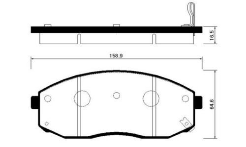 Колодки тормозные Hong Sung дисковые, арт. HP1024