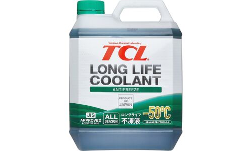Антифриз TCL Long Life Coolant Green, LLC, зелёный, -50°C, 4л, арт. LLC01229