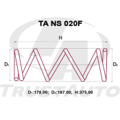 Пружина подвески TA усиленная ELGRAND E51 VQ35DE (02-03)