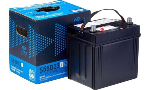 Аккумулятор FB Echno HV S55D23L, 51Ач, CCA 420A, необслуживаемый, технология AGM, для гибридных автомобилей