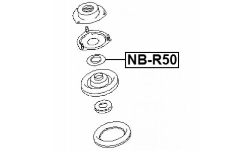 Подшипник амортизационной опоры FEBEST
