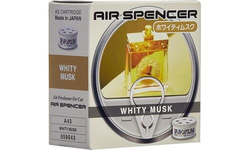 Ароматизатор на торпедо Eikosha Spirit Refill Whity Musk (Белый мускус), меловой, арт. A-43