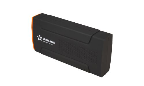 Портативное пусковое устройство Airline, с функцией Power Bank, 13800мАч, 12В, ток пуска 200А, 2хUSB порта, с фонариком, арт. APB-14-06