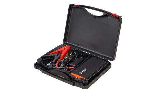 Портативное пусковое устройство Airline, с функцией Power Bank, 13800мАч, 12В, ток пуска 200А, 2хUSB порта, с фонариком, арт. APB-14-06