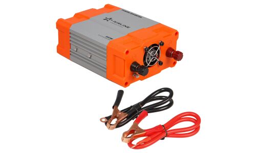 Инвертор напряжения Airline, 12В(DC)→220В(AC), 50Гц, 500Вт, (+USB 5В), арт. API-400-03