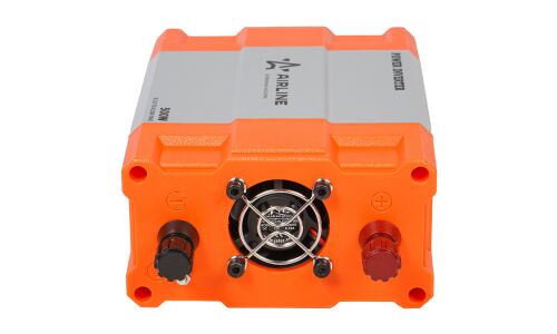 Инвертор напряжения Airline, 12В(DC)→220В(AC), 50Гц, 500Вт, (+USB 5В), арт. API-400-03