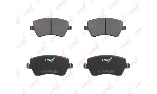 Колодки тормозные дисковые LYNXauto передние, комплект на ось (4 шт), арт. BD-5739