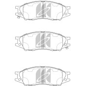Колодки тормозные дисковые Kashiyama, передние, комплект на ось (4 шт), арт. D1233MH