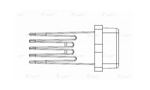 Резистор вентилятора отопителя LUZAR
