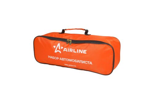 Набор автомобилиста Airline Техосмотр (знак, аптечка, огнетушитель ОП2 2.6кг, перчатки), арт. ANA-01