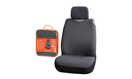 Чехол-майка Airline Сио, для передних сидений, велюр, серый цвет, 1 предмет, арт. ASC-SS-11