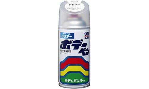 Краска аэрозольная Soft 99 Clear Paint, прозрачная (лак), для кузова автомобиля, 300мл, арт. 08002