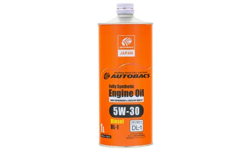 Масло моторное Autobacs Engine Oil 5w30, синтетическое, JASO DL-1, для дизельного двигателя, 1л, арт. A00032641 (Япония)
