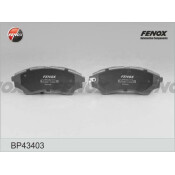 Колодки тормозные дисковые Fenox, задние, комплект на ось (4 шт), арт. BP43403