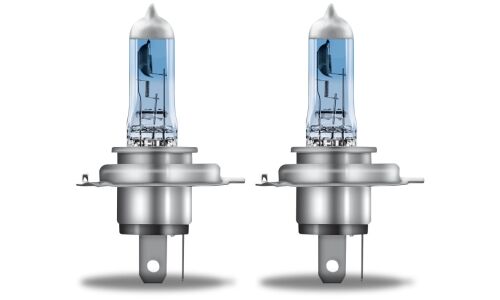 Лампа галогенная Osram Cool Blue Intense (Next Gen) H4 (P43t, T16), 12В, 60/55Вт, 5000К, комплект 2 шт, арт. 64193CBNHCB
