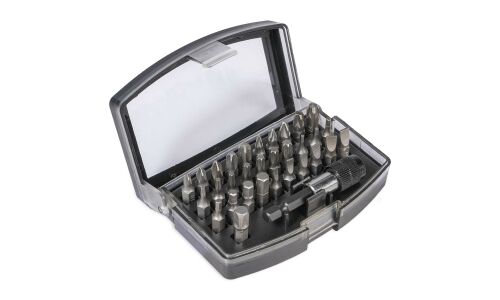 Набор бит Airline, посадочный размер HEX1/4", наконечники SL/PH/PZ/HEX/T, комплект 32 предмета, арт. AT-B-01