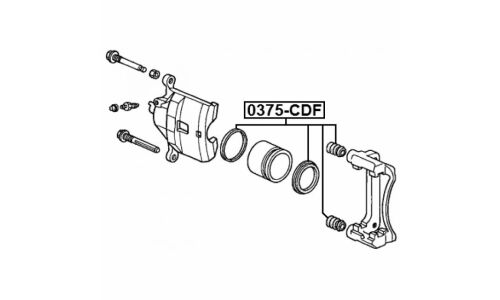Ремкомплект тормозного суппорта Febest, арт. 0375-CDF