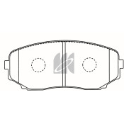 Колодки тормозные дисковые Kashiyama, передние, комплект на ось (4 шт), арт. D3142