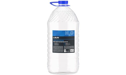 Вода дистиллированная Lavr Distilled Water, превосходит требования ГОСТ 6709-72, бутылка 10л, арт. Ln5005