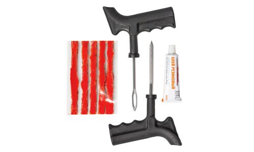 Ремкомплект для ремонта б/к шин с клеем-активатором AIRLINE, арт. ATRK-3