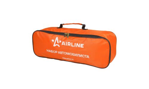 Набор автомобилиста Airline Экстра (знак, аптечка, трос 3.5т/4м, перчатки, жилет), арт. ANA-07