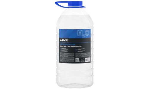 Вода дистиллированная Lavr Distilled Water, превосходит требования ГОСТ 6709-72, бутылка 3.8л, арт. Ln5007