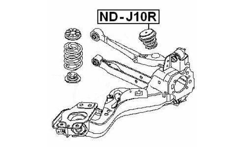 Отбойник амортизатора Febest, арт. ND-J10R