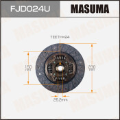 Диск сцепления Masuma (230х150х24х25.2мм), арт. FJD024U