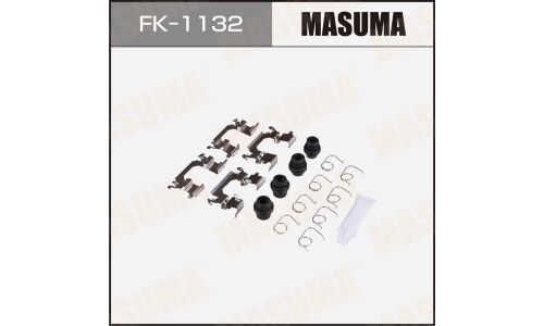 Монтажный комплект фиксаторов тормозных колодок MASUMA, NISSAN
